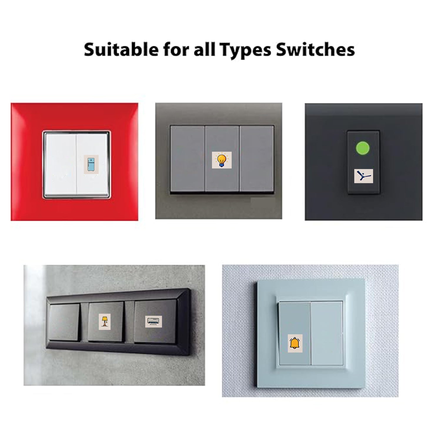 Smart Switch Icon Sticker Sheet (1 Sheet, 88 Icons) Smart Switch Icon Sticker Sheet (1 Sheet, 88 Icons)